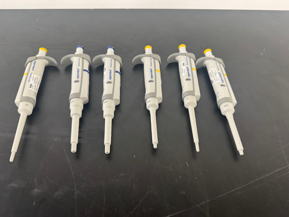 Image of Eppendorf Research Plus Single Channel Pipettes - Quantity 6
